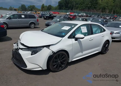 2020 Toyota Corolla Le z USA, uszkodzony, nr VIN 5YFEPRAE6LP045910